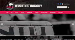 Desktop Screenshot of niuhockey.com